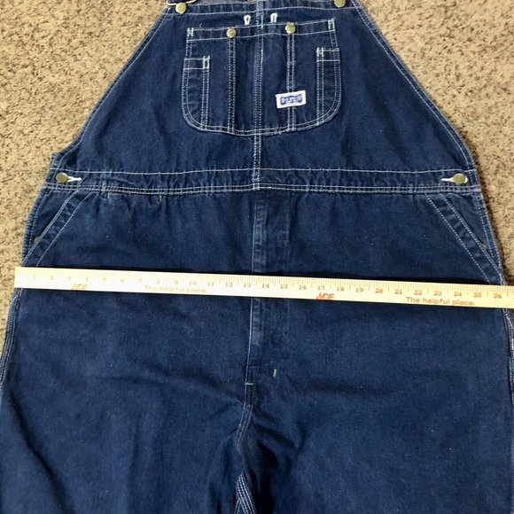 Vintage Big Smith Overalls Mens 50 x 27.5” Used Hemmed Good Quality - Picture 7 of 16